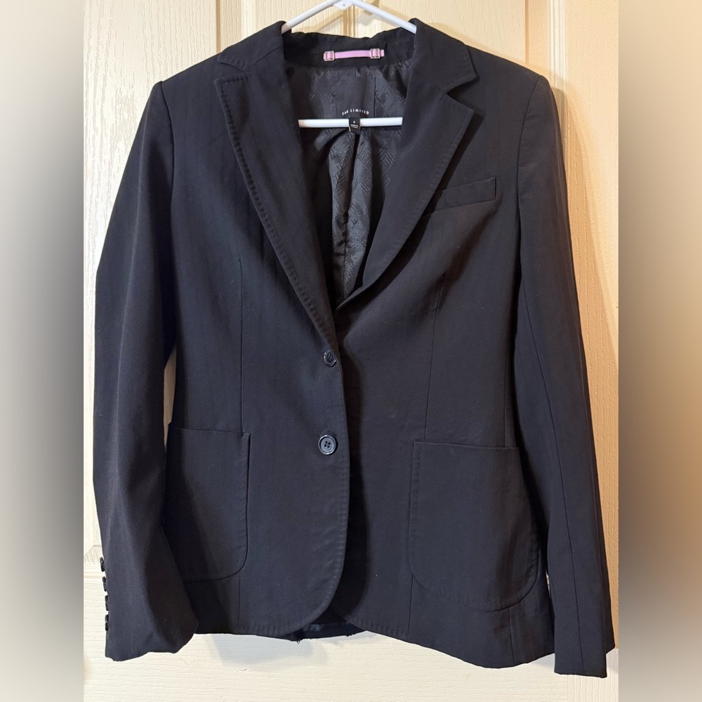 The Limited Black 2 Button Blazer
